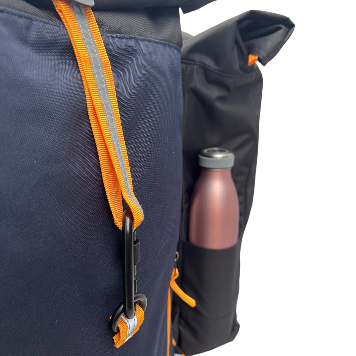 Rolltop Rucksack Ostsee in schwarz
